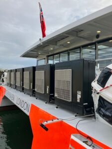 Passenger ferry cooling system