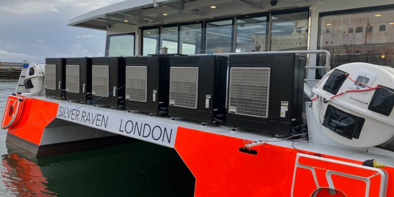 Passenger ferry cooling system