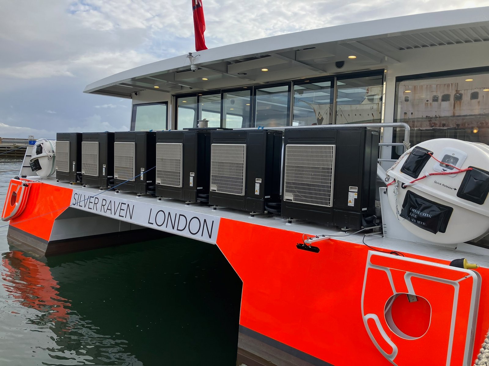 Passenger ferry cooling system